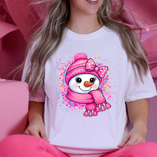 Pink Snowman