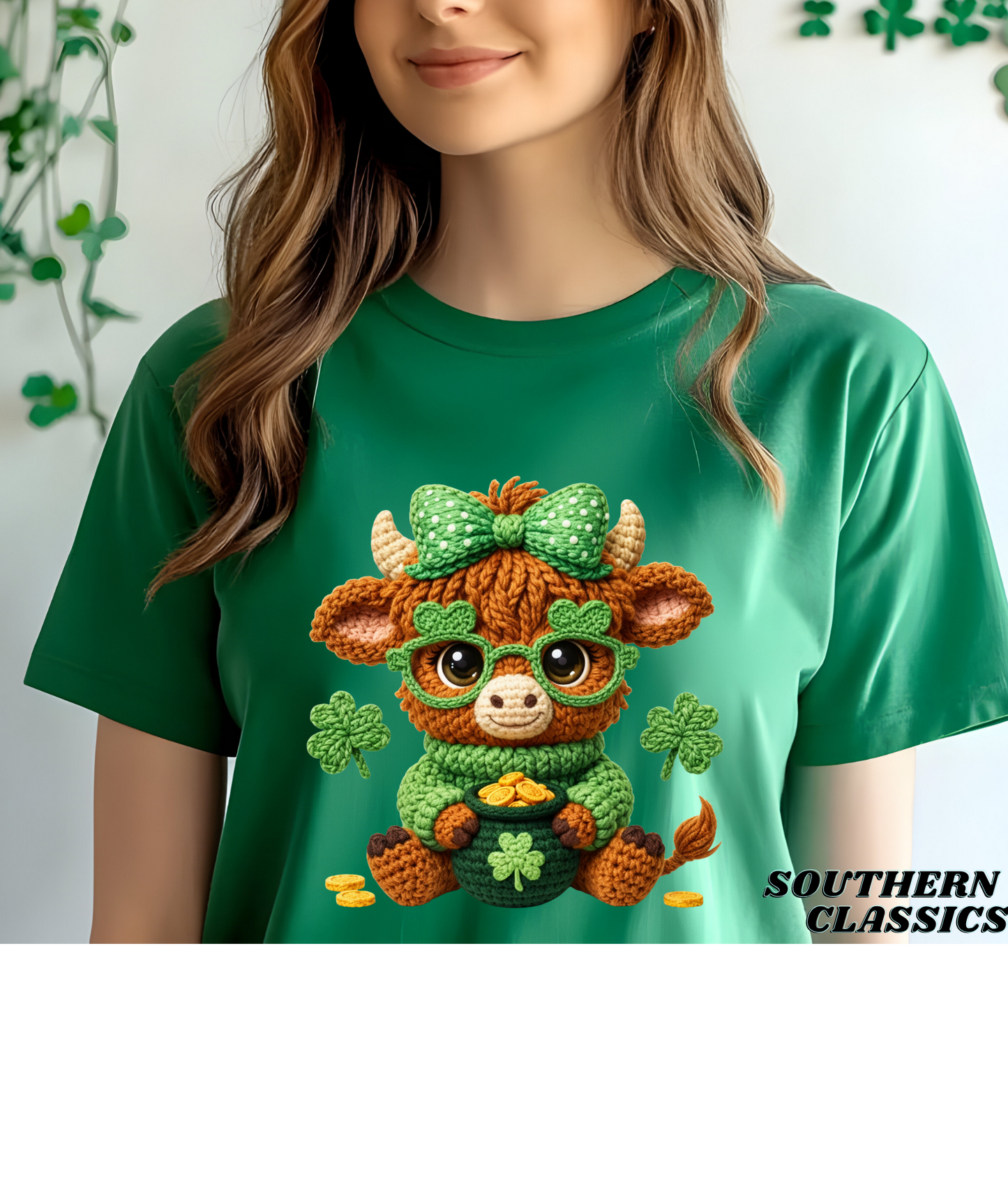 St. Patrick's - Faux Highland Cow