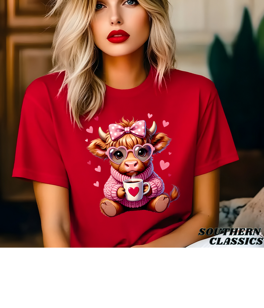 Valentine Highland Cow