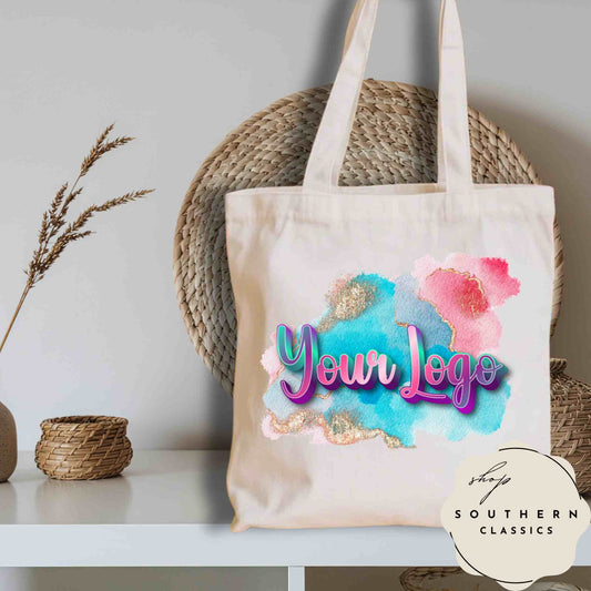 Custom Text or Design Tote Bag
