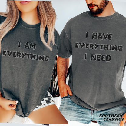 Couples Matching Shirt Set: I Have Everything, Relationship Goals Tee