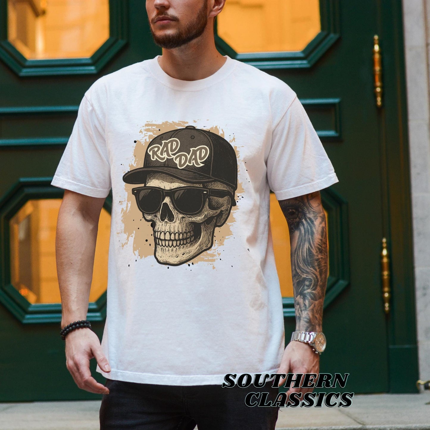 Rad Dad Skull Graphic T-Shirt