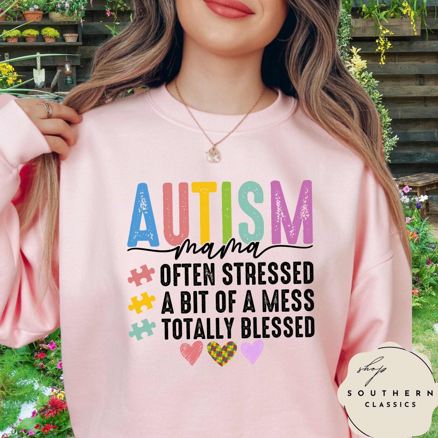 Autism MAMA - Totally Blessed Tee