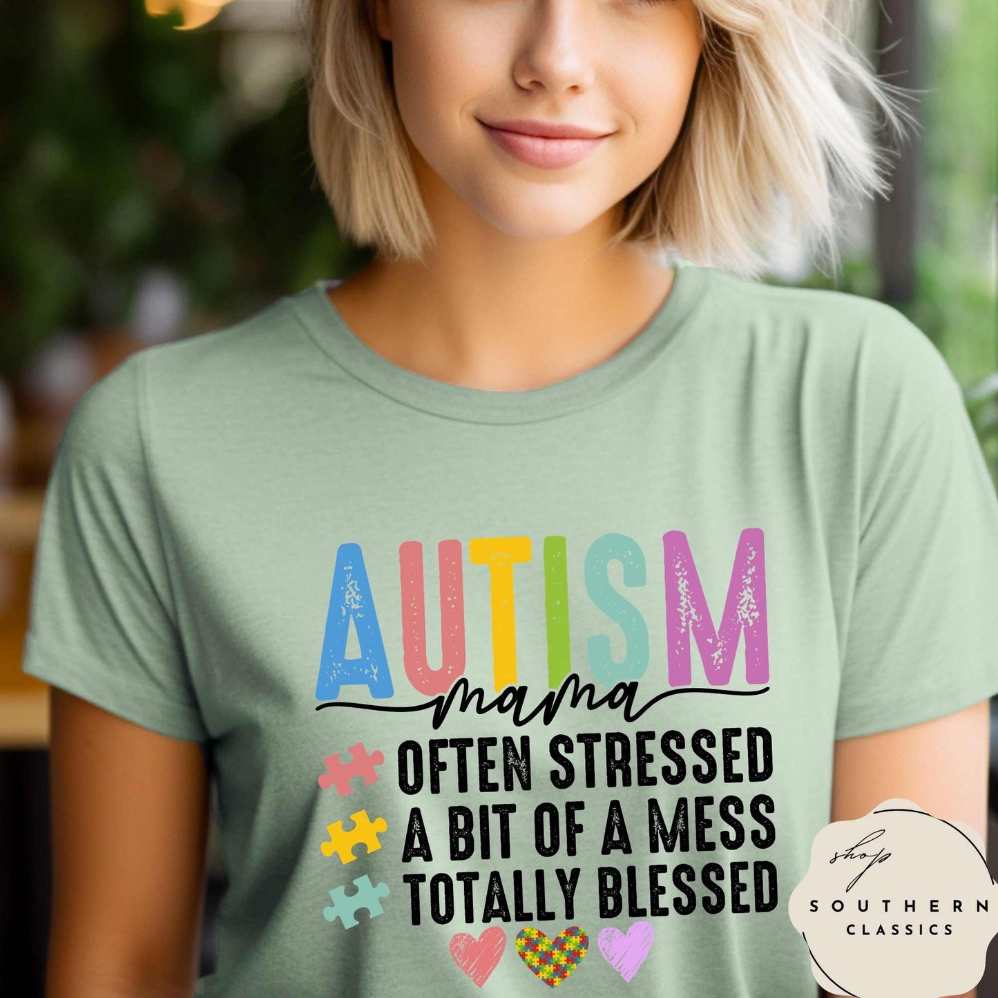 Autism MAMA - Totally Blessed Tee