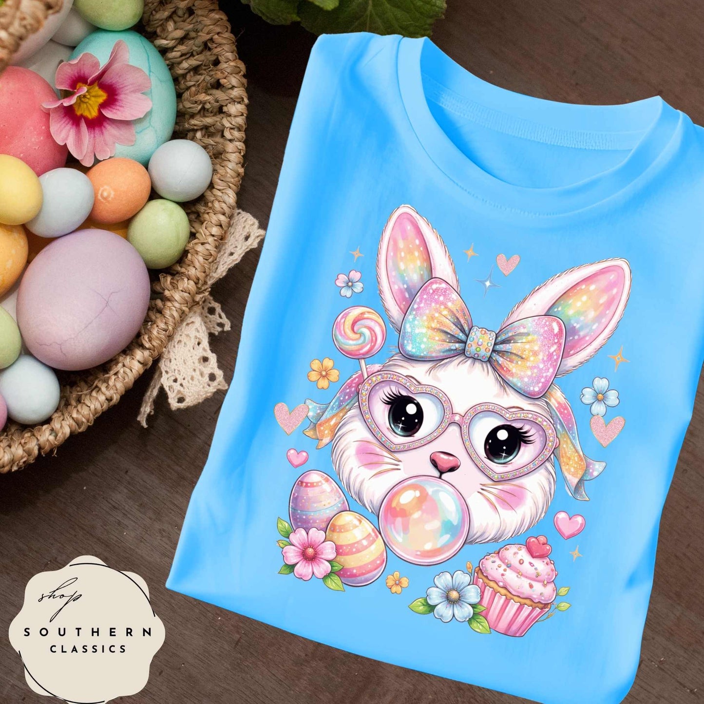 Easter -Glitter Bubblegum Bunny