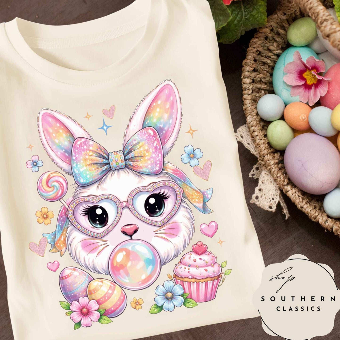 Easter -Glitter Bubblegum Bunny