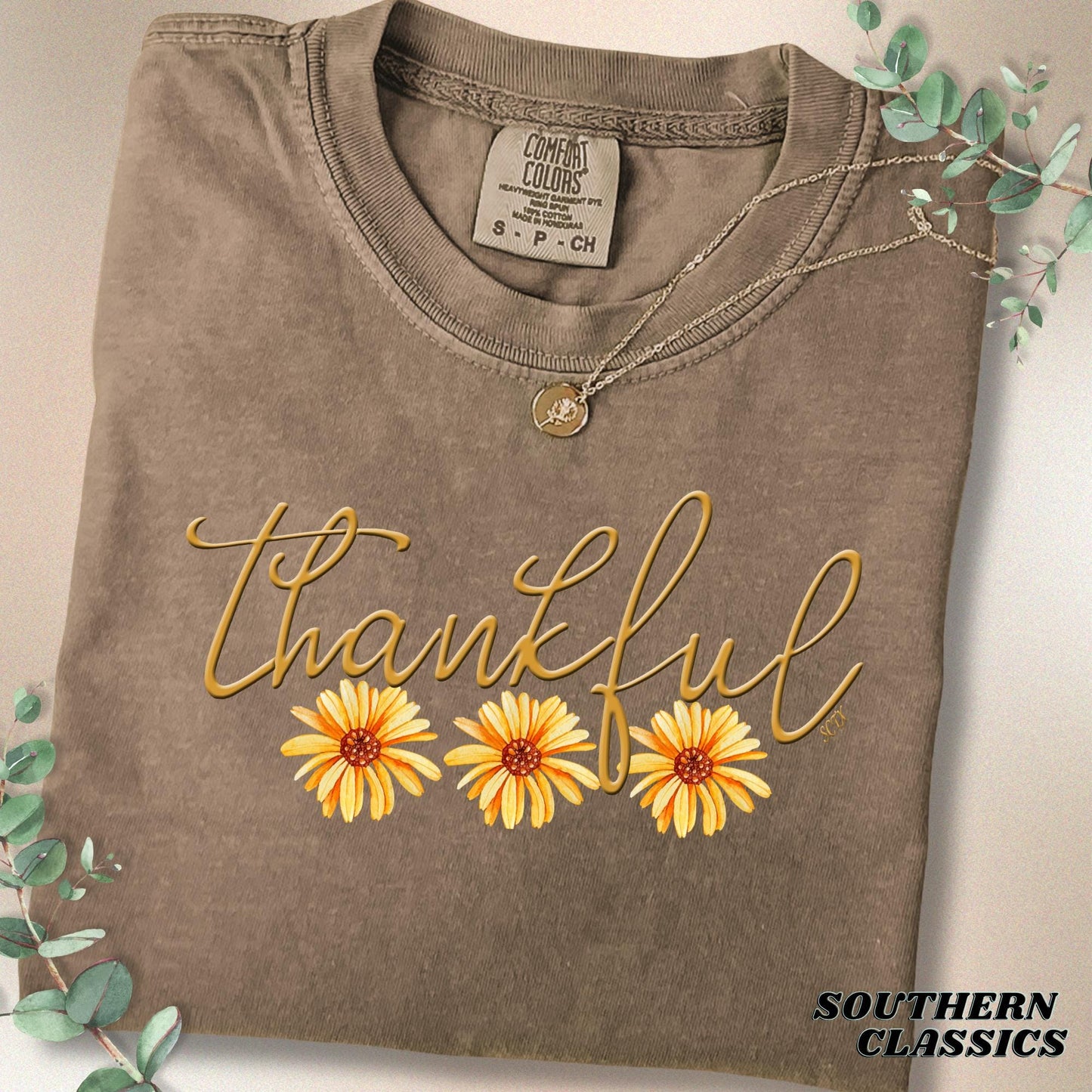 Thankful Floral T-Shirt
