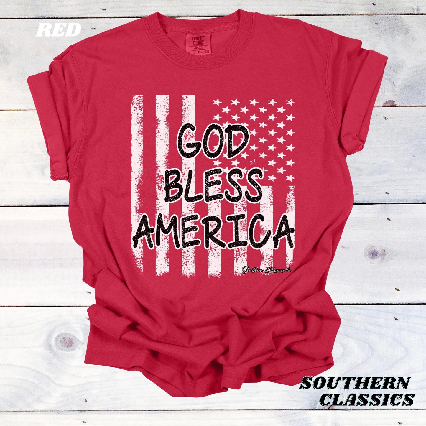 God Bless America Graphic T-Shirt