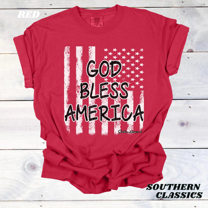 God Bless America Graphic T-Shirt