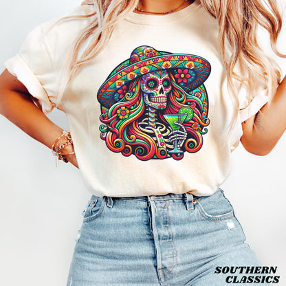 Vibrant Dia de los Muertos T-Shirt