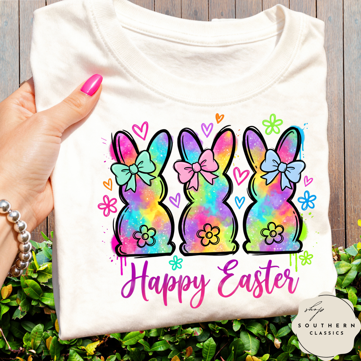 Easter - Brushstroke Bunnies