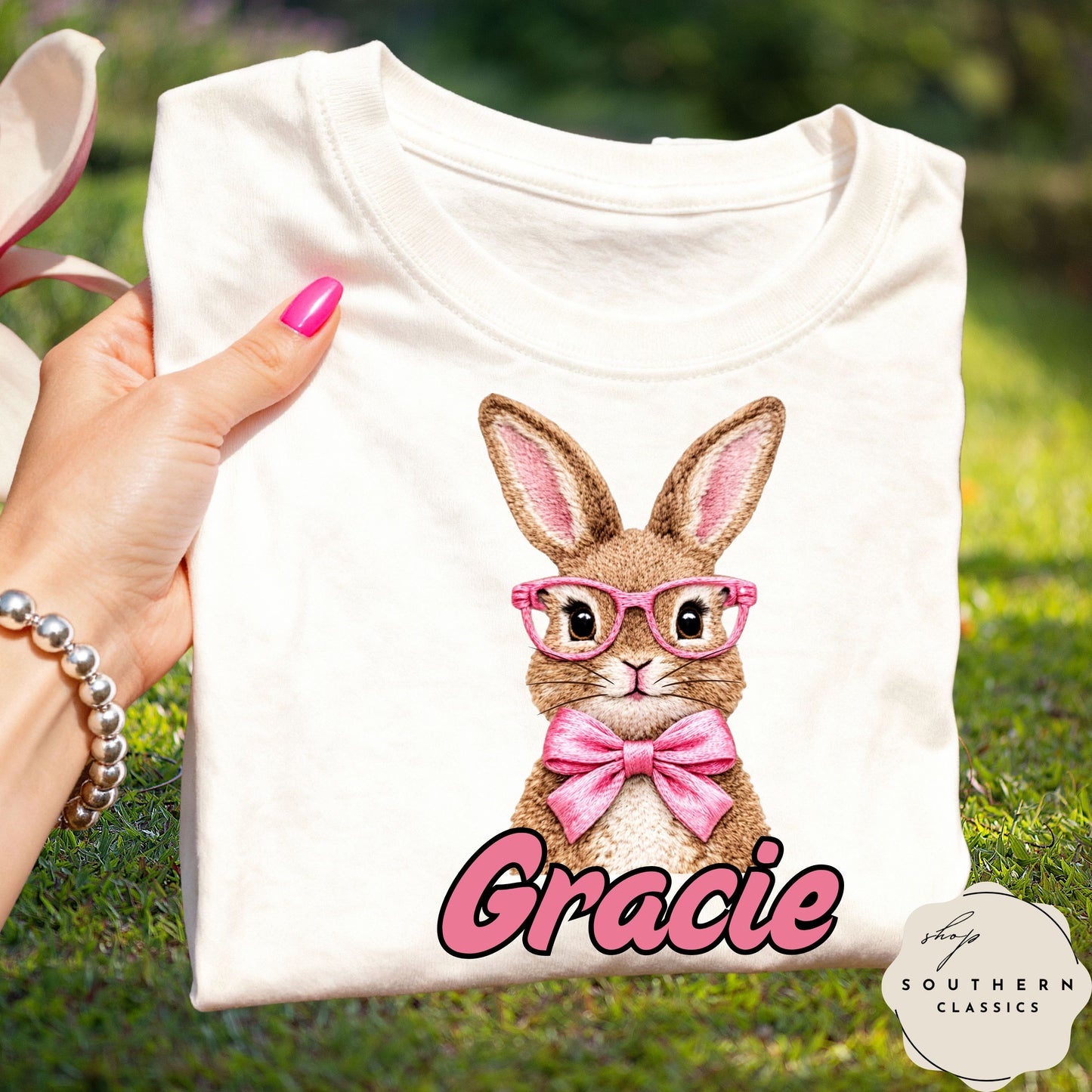Custom Name Easter Bunny