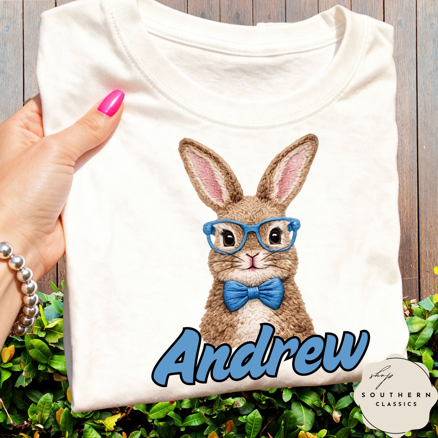 Custom Name Easter Bunny