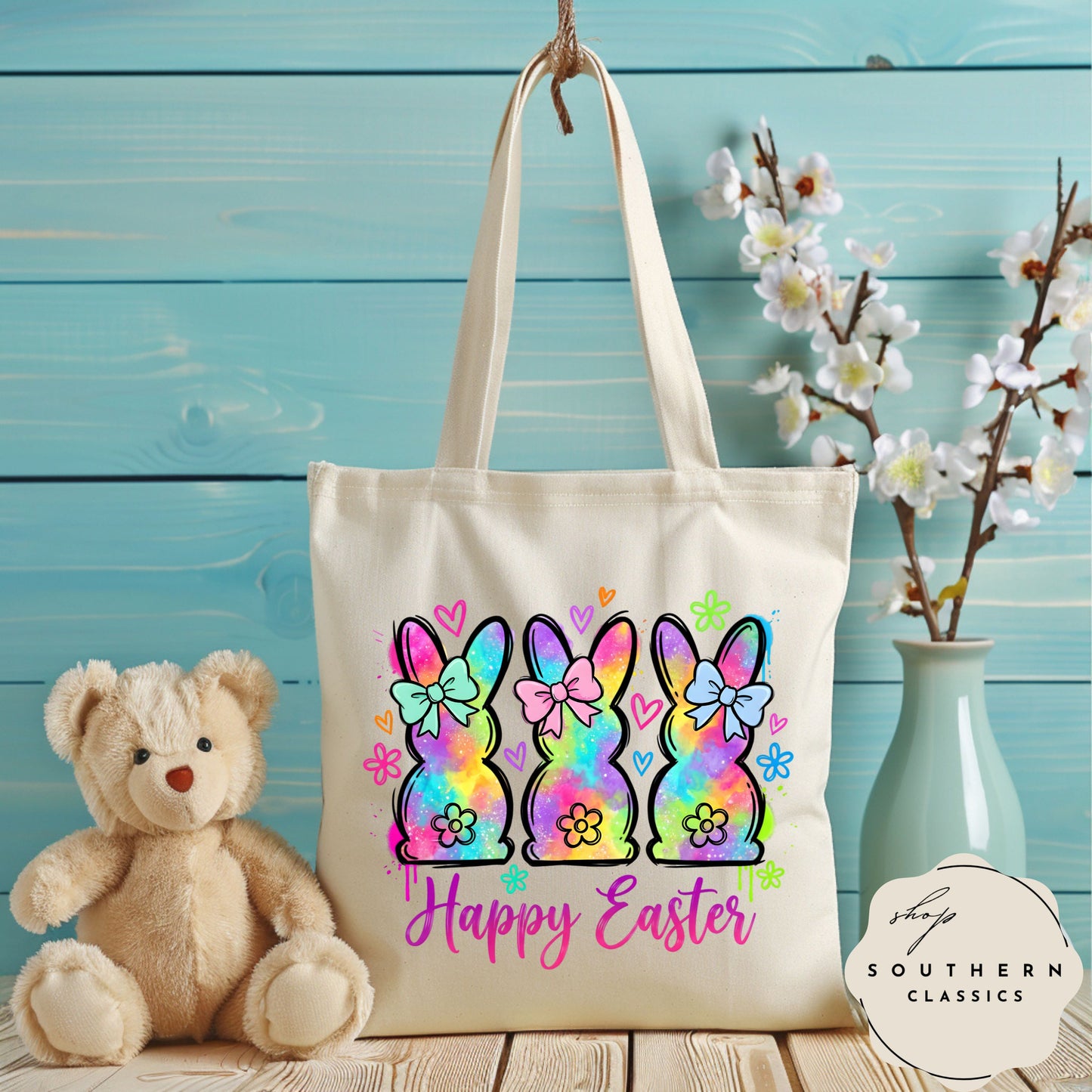Easter - Brushstroke Bunnies