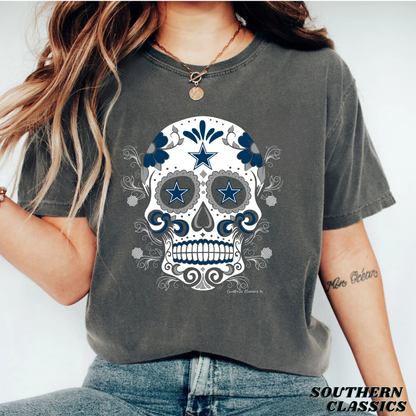 Dallas Cowboys Sugar Skull