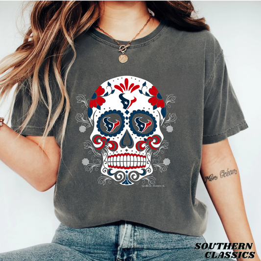 Houston Texans Sugar Skull