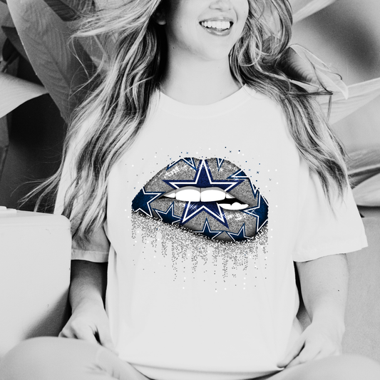 Dallas Cowboys Lip Tee