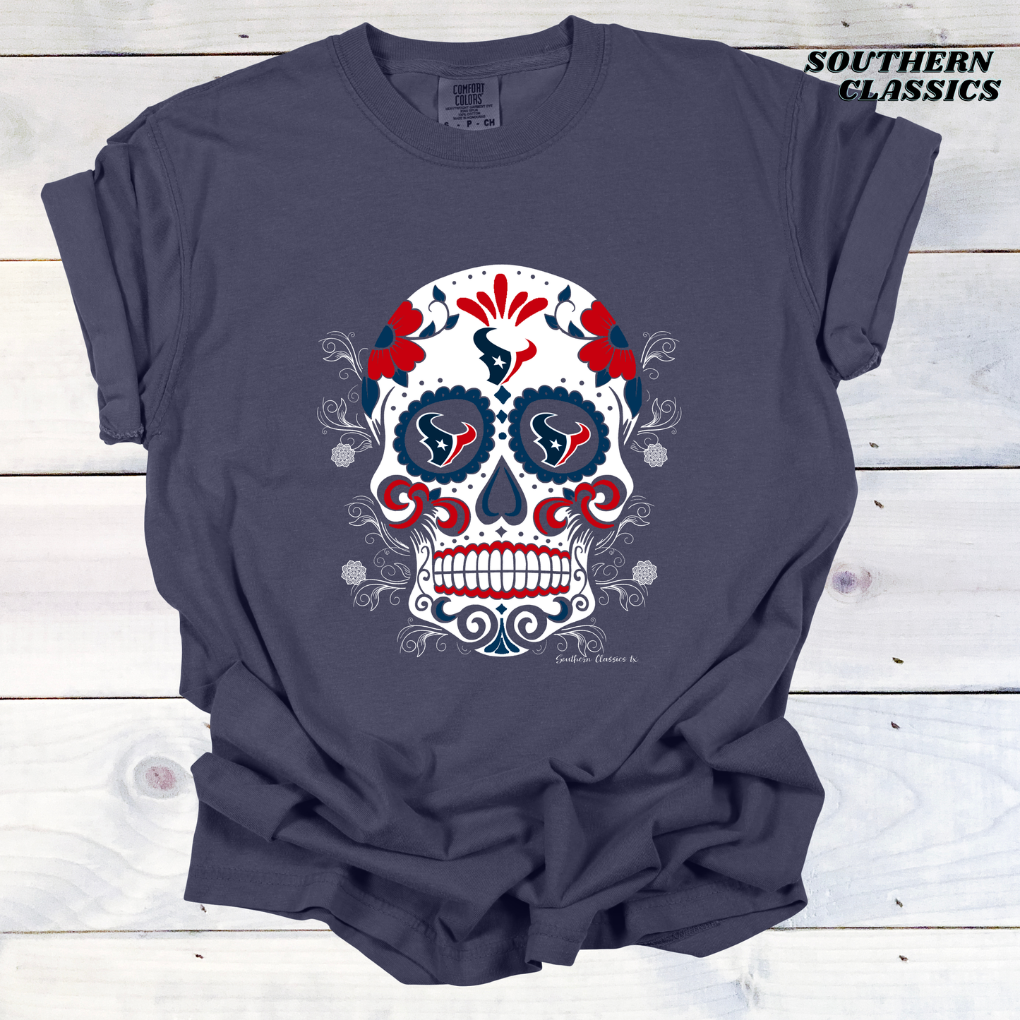 Houston Texans Sugar Skull