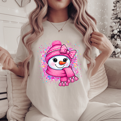 Pink Snowman