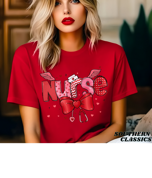 Valentine's Nurse Tee