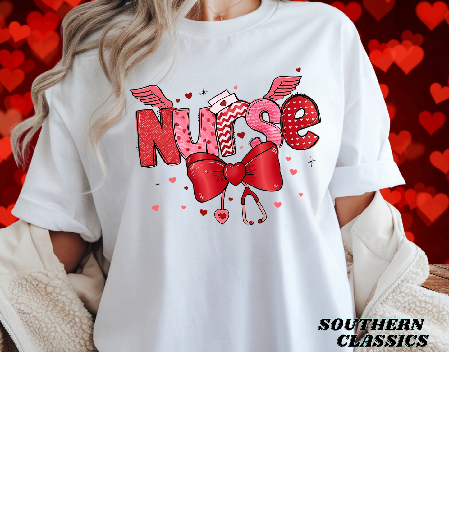 Valentine's Nurse Tee