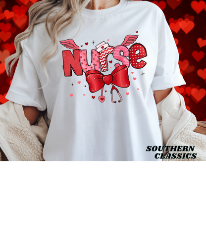 Valentine's Nurse Tee