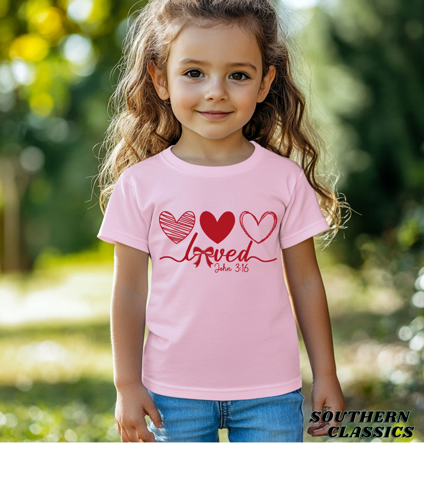 Loved - John 3:16 - Youth Tee