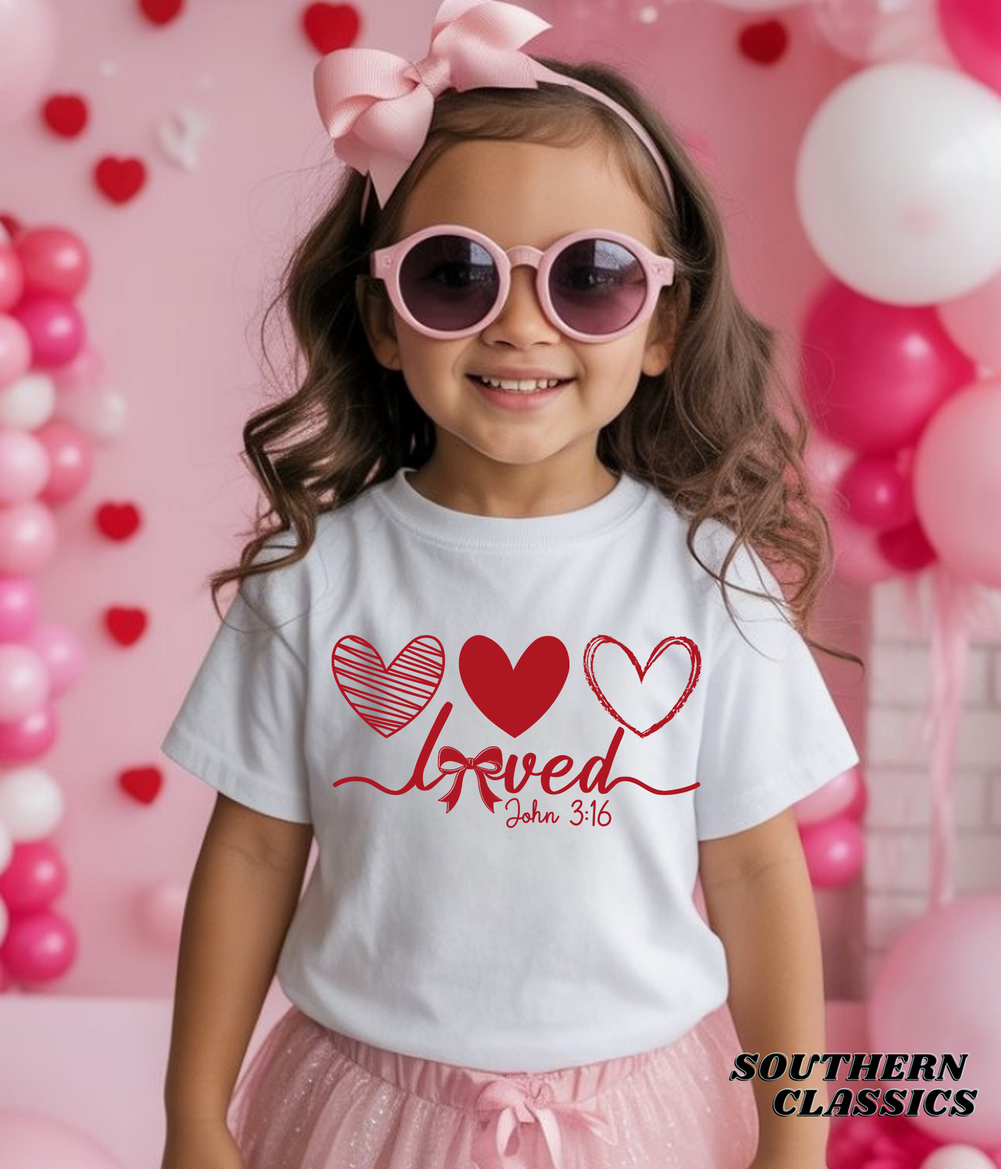 Loved - John 3:16 - Youth Tee