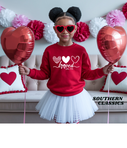 Loved - John 3:16 - Youth Tee