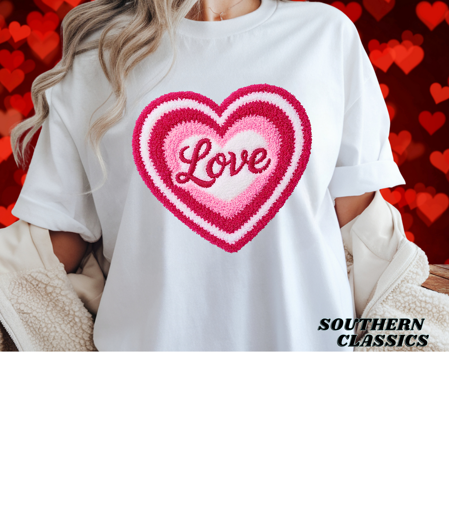 Valentine's LOVE Heart Tee