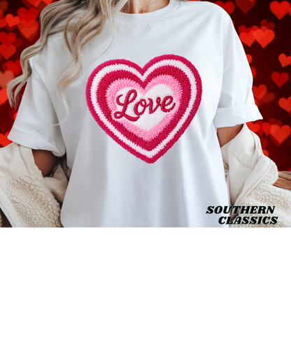 Valentine's LOVE Heart Tee