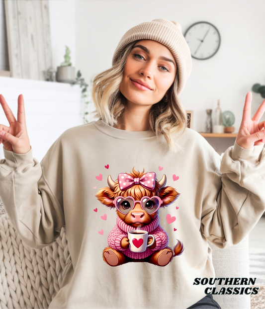 Valentine Highland Cow