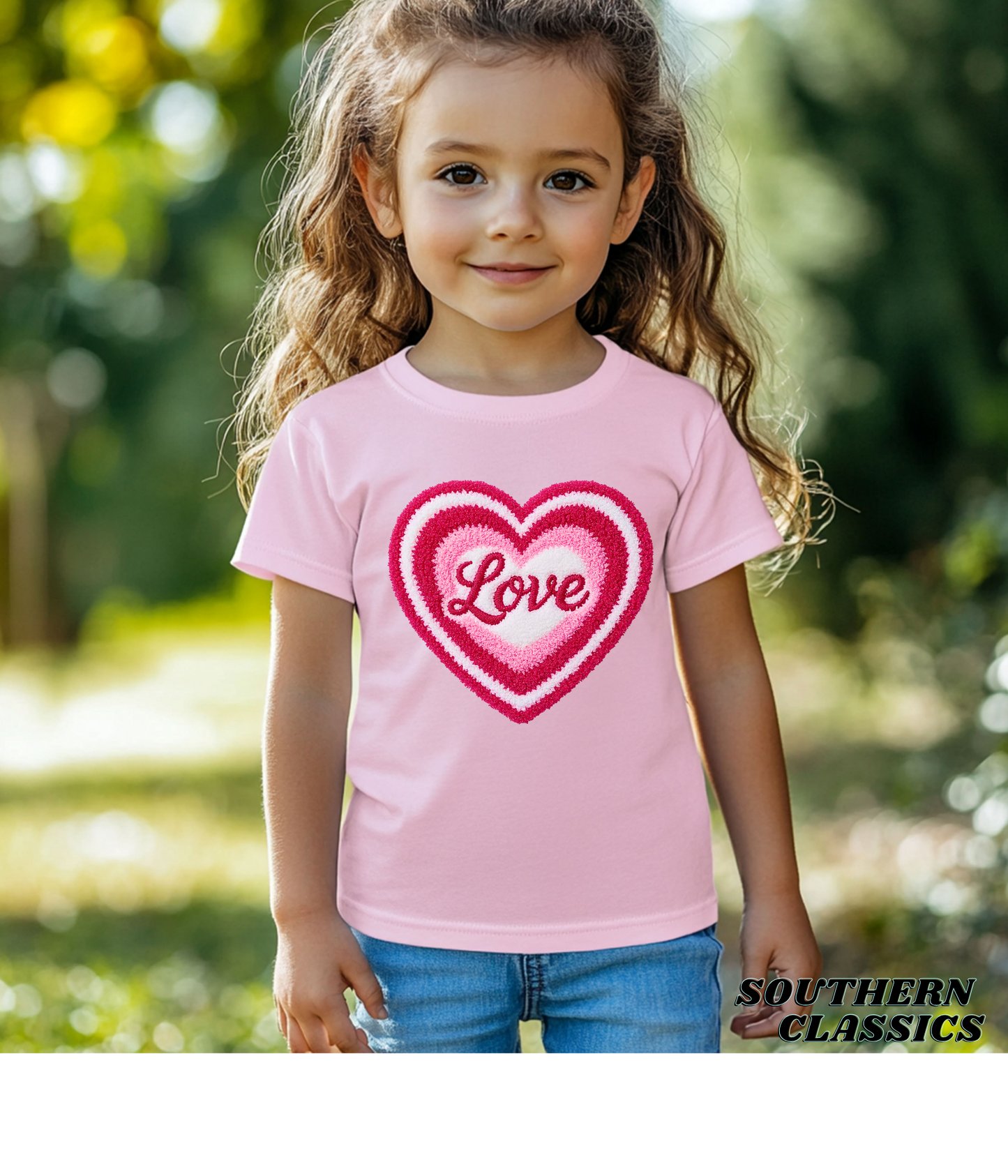Valentine's LOVE Heart - Youth Tee