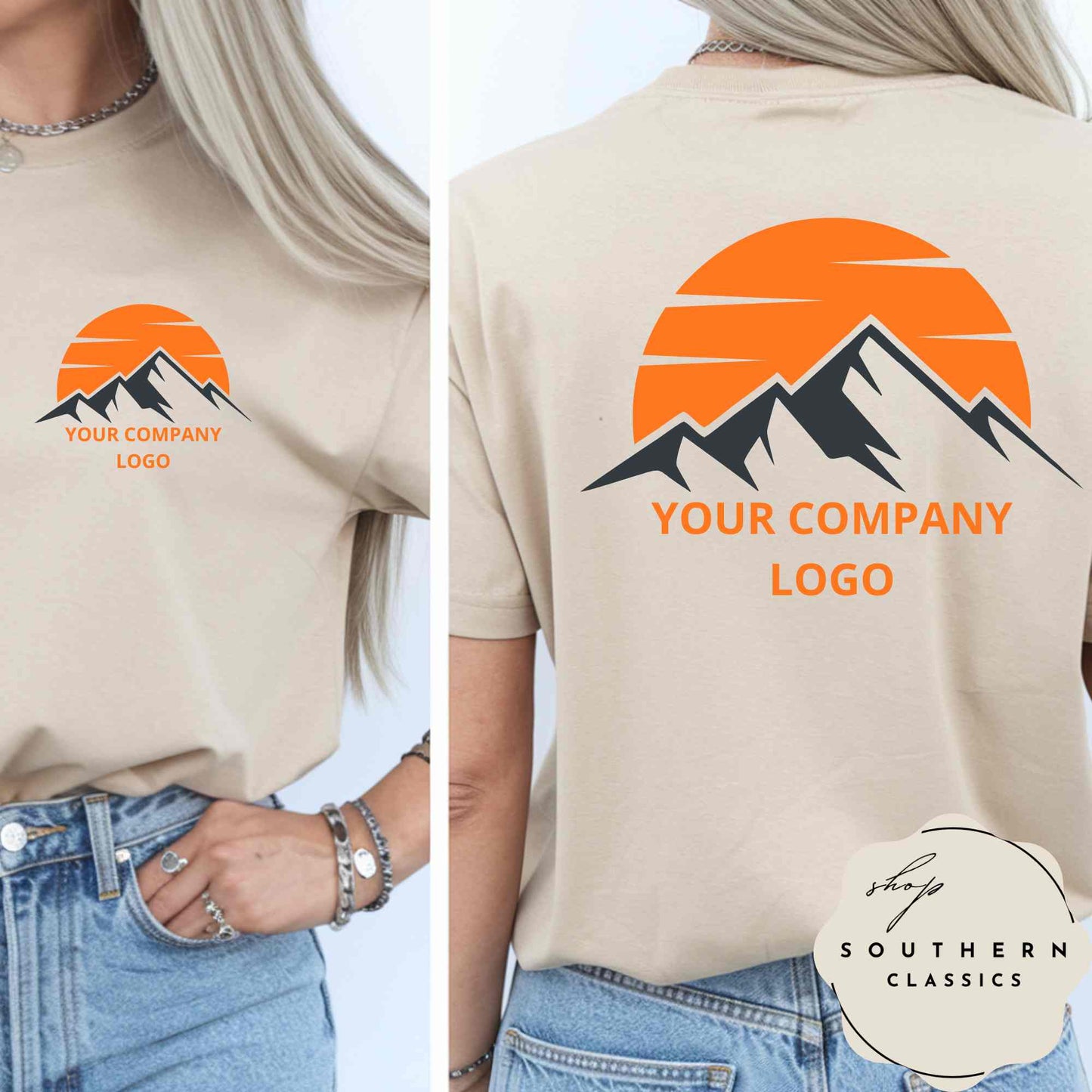 Custom Business Logo on Shirt/Sweatshirt/Hoodie
