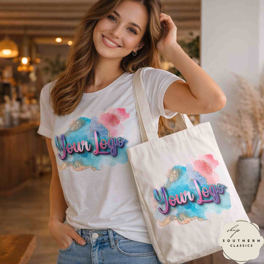 Custom Text or Design Tote Bag