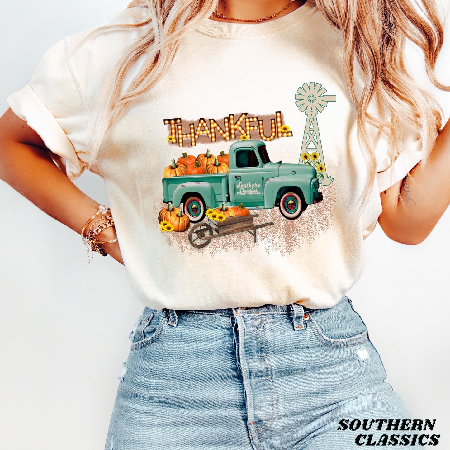 Thankful Vintage Truck T-Shirt