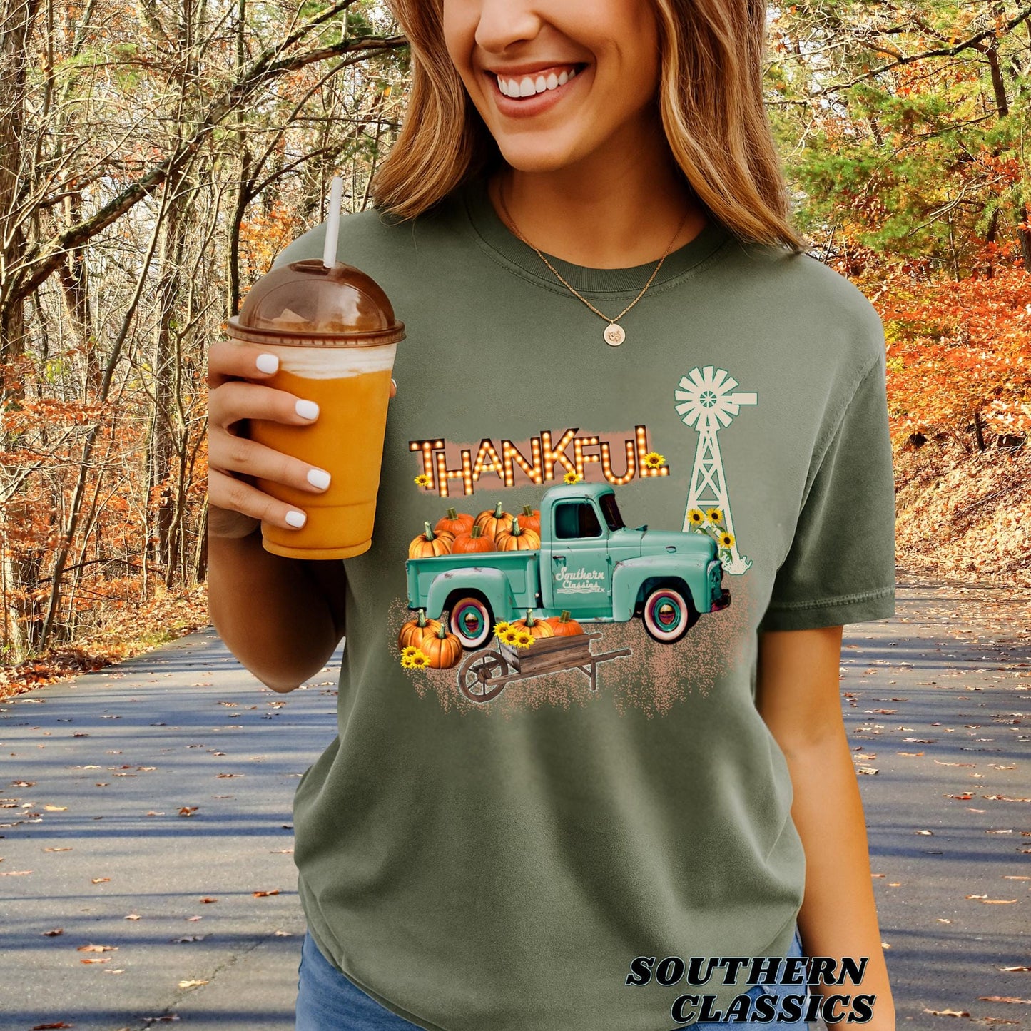 Thankful Vintage Truck T-Shirt