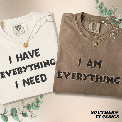 Couples Matching Shirt Set: I Have Everything, Relationship Goals Tee