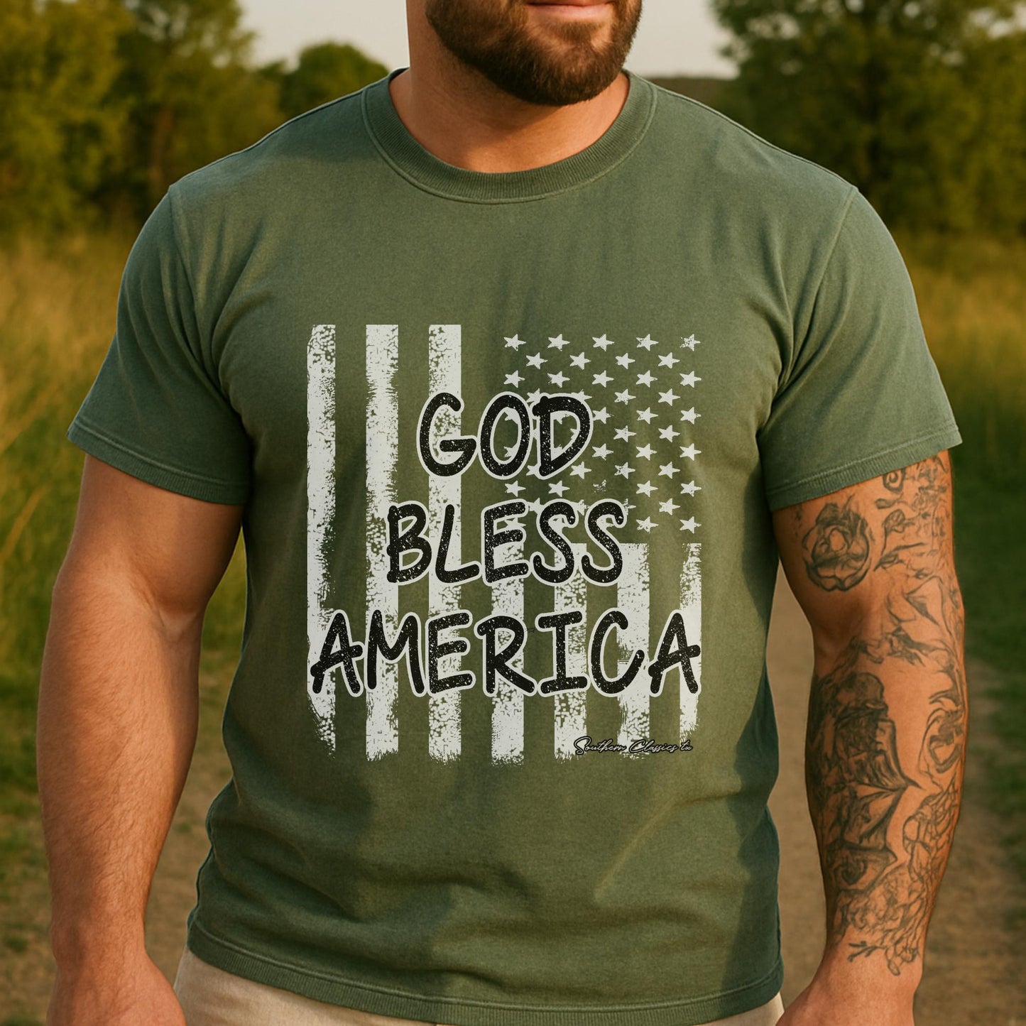 God Bless America Graphic T-Shirt