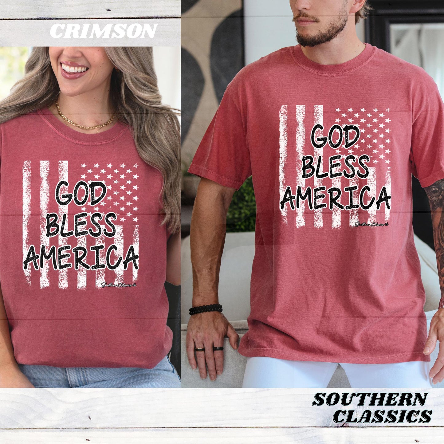 God Bless America Graphic T-Shirt