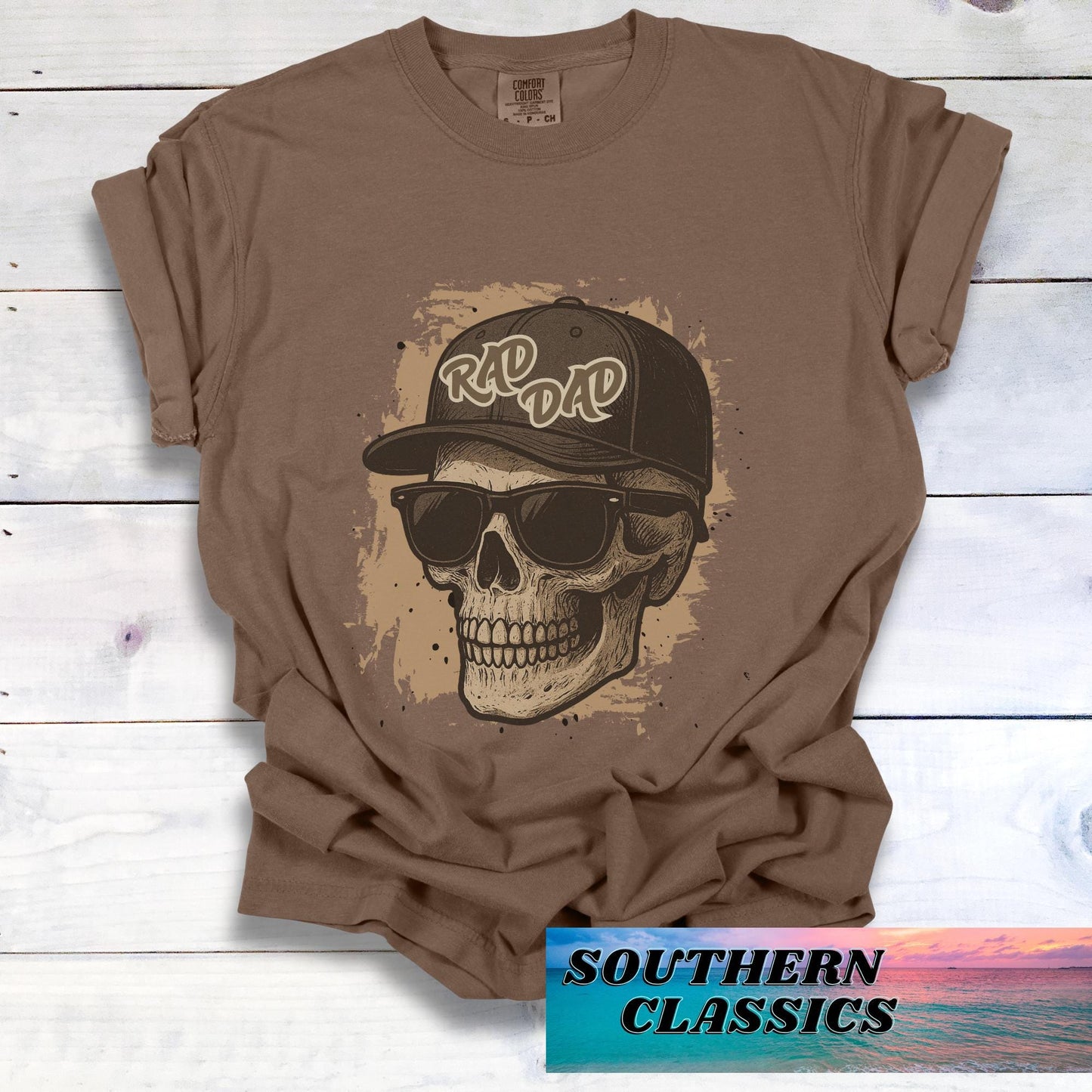 Rad Dad Skull Graphic T-Shirt